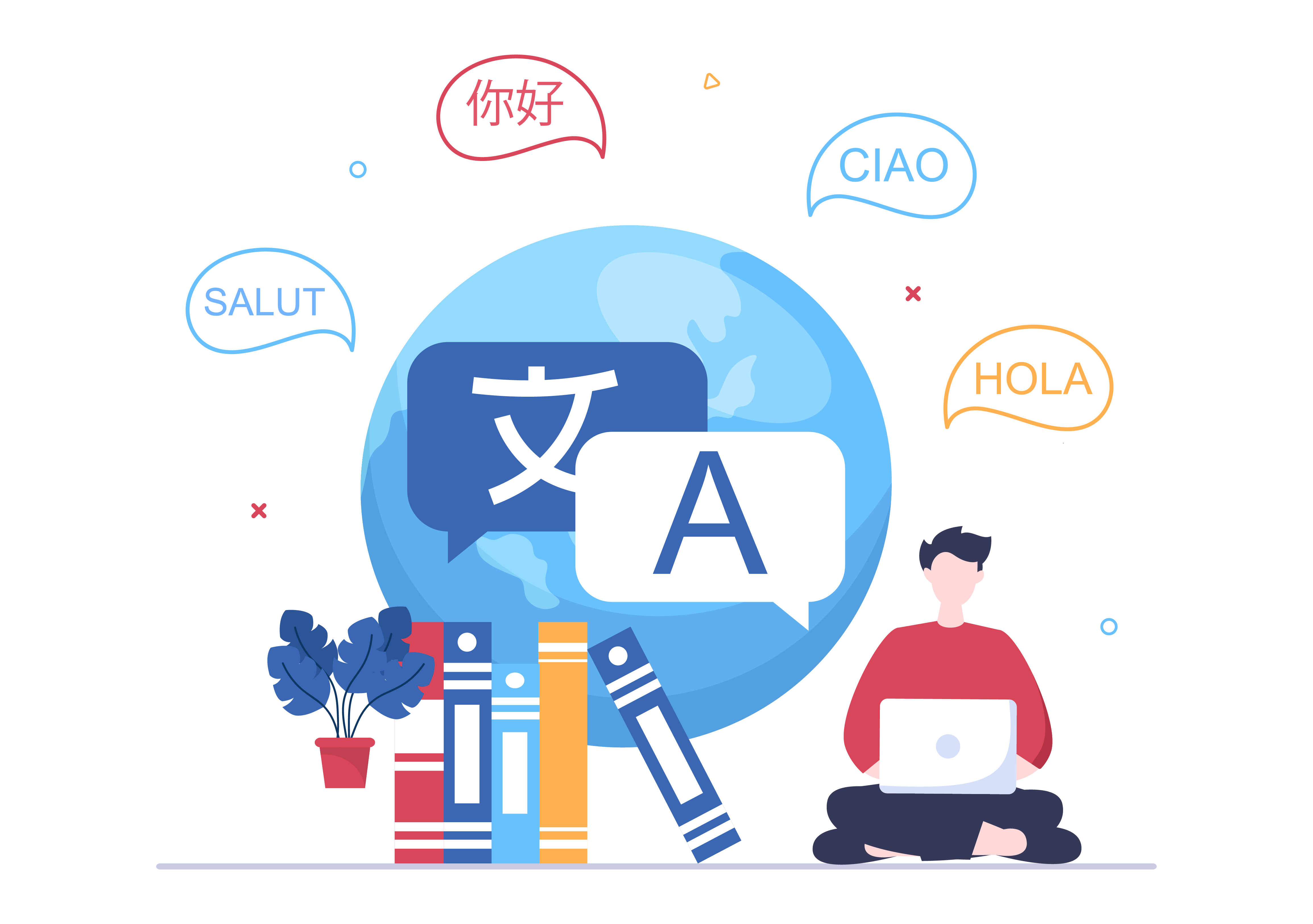 Ícone Identificação de Idiomas